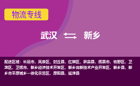 武汉到新乡物流货运公司-武汉到新乡物流-物流货运运输