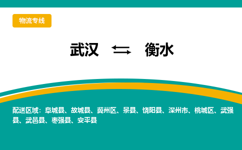 武汉至衡水武邑县物流专线武汉到衡水武邑县货运专线-优质物流承运商