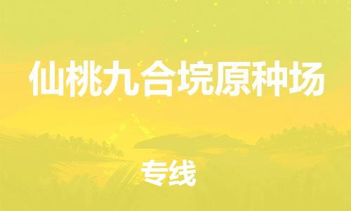 武汉至仙桃九合垸原种场物流专线武汉到仙桃九合垸原种场货运专线-优质物流承运商