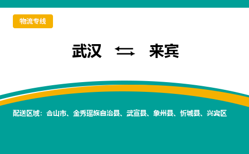 武汉到来宾物流货运公司-武汉到来宾物流-专业运输-准时达