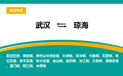 武汉到琼海物流货运公司-武汉到琼海物流-专业运输-准时达