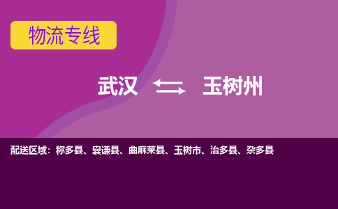 武汉到玉树州物流货运公司-武汉到玉树州物流-物流货运运输